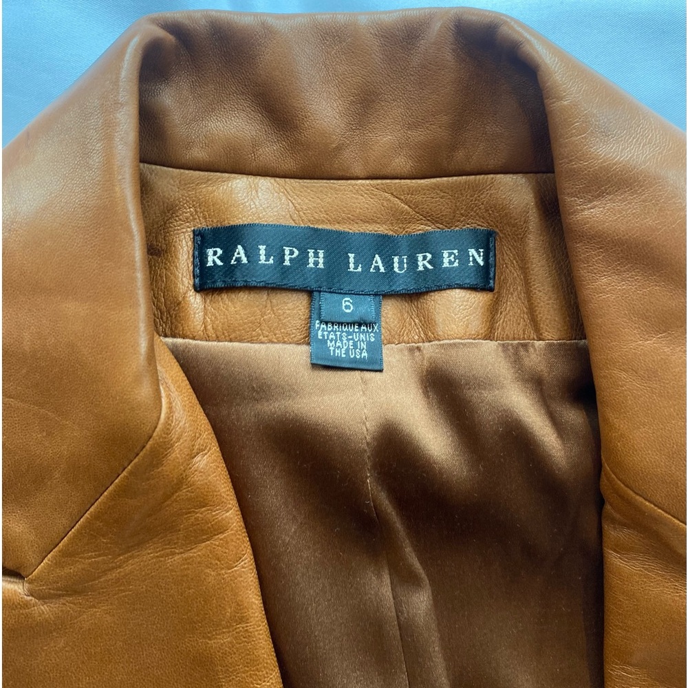Ralph Lauren leather blazer